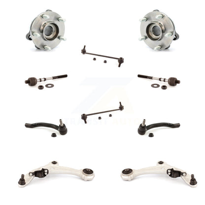 Bearing Lower Control Arm Outer Inner Tie Rod & Link Front Kit For Nissan Altima