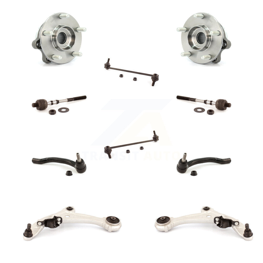Bearing Lower Control Arm Outer Inner Tie Rod & Link Front Kit For Nissan Altima