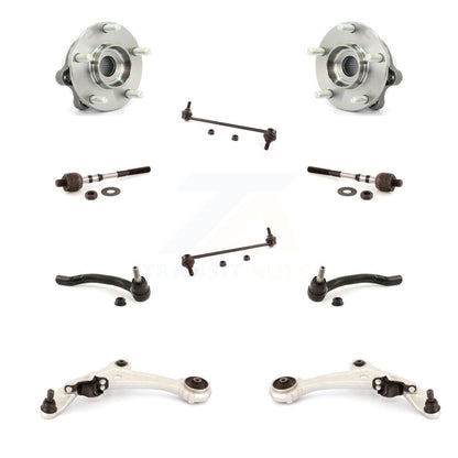 Bearing Lower Control Arm Outer Inner Tie Rod & Link Front Kit For Nissan Altima
