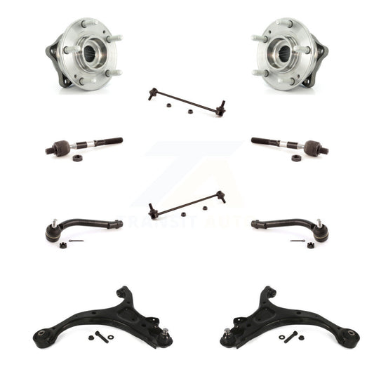 Bearing Lower Control Arm Outer Inner Tie Rod Link Front Kit (10Pc) For Hyundai