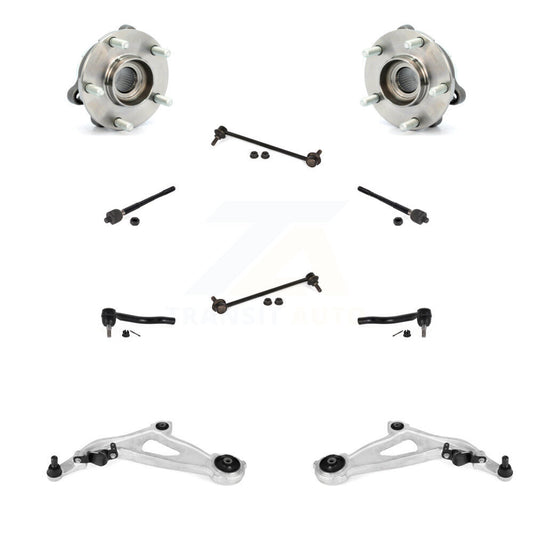 Bearing Lower Arm Outer Inner Tie Rod Link Front Kit (10Pc) For Nissan INFINITI