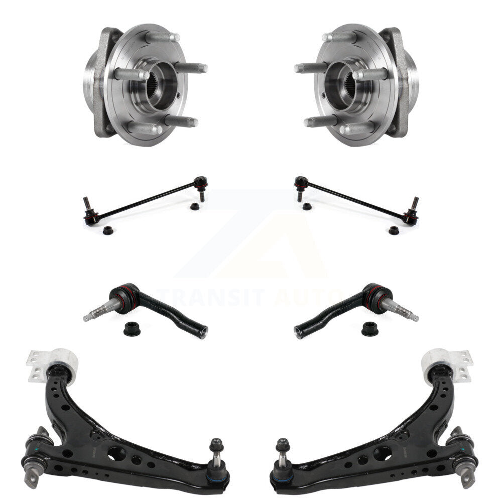 Bearing Lower Arm Outer Tie Rod & Link Front Kit (8Pc) For Chevrolet Cruze Volt