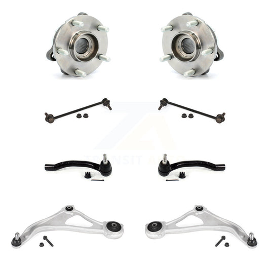 Bearing Lower Arm Outer Tie Rod & Link Front Kit (8Pc) For Nissan Altima Maxima