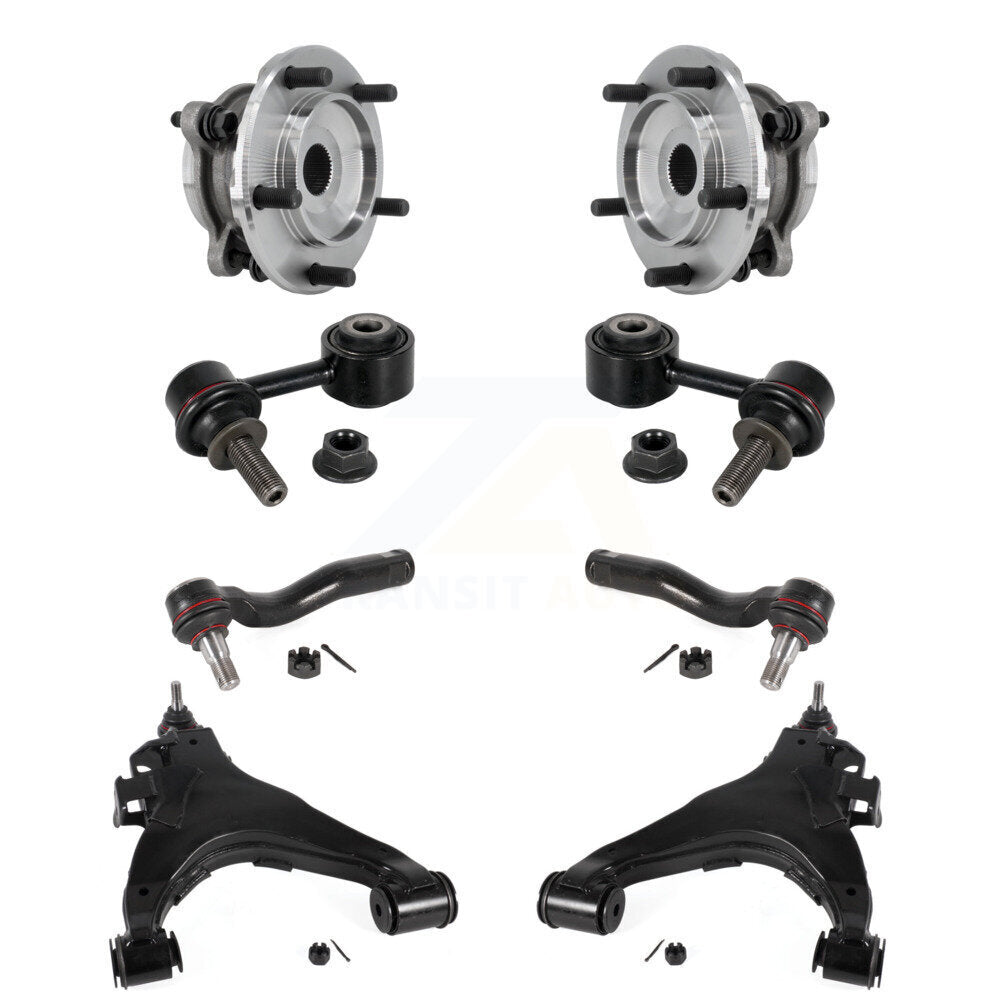 Bearing Lower Control Arm Outer Tie Rod & Link Front Kit (8Pc) For Toyota Tundra