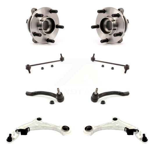 Bearing Lower Control Arm Outer Tie Rod & Link Front Kit (8Pc) For Nissan Murano