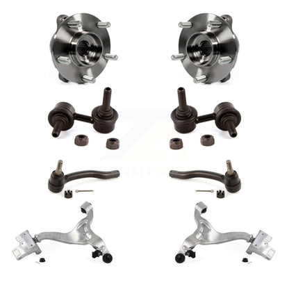 Bearing Lower Control Arm Outer Tie Rod & Link Front Kit (8Pc) For INFINITI G37