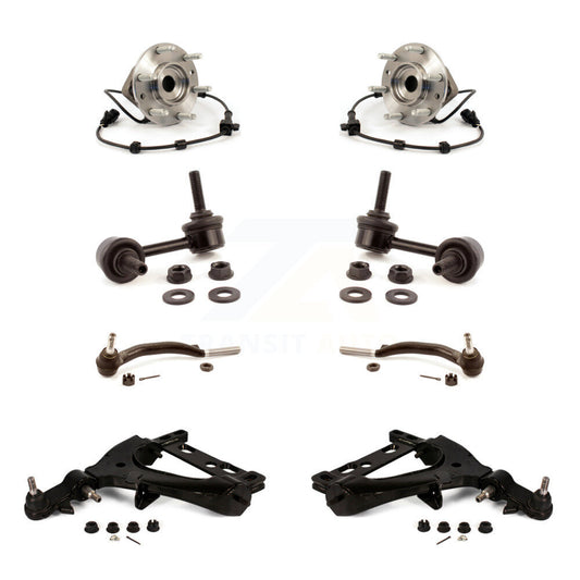 Bearing Lower Control Arm Outer Tie Rod & Link Front Kit (8Pc) For GMC Chevrolet