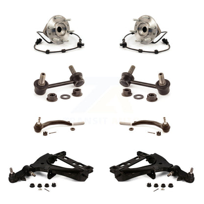 Bearing Lower Control Arm Outer Tie Rod & Link Front Kit (8Pc) For GMC Chevrolet