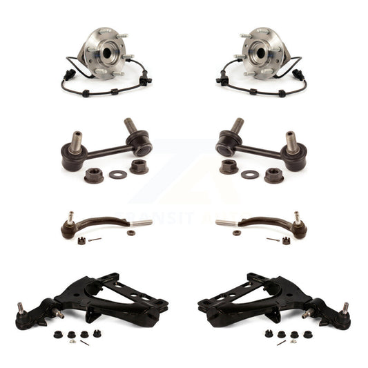 Bearing Lower Control Arm Outer Tie Rod & Link Front Kit (8Pc) For GMC Chevrolet