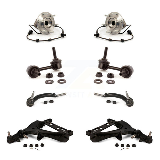 Bearing Lower Control Arm Outer Tie Rod & Link Front Kit (8Pc) For GMC Envoy XL