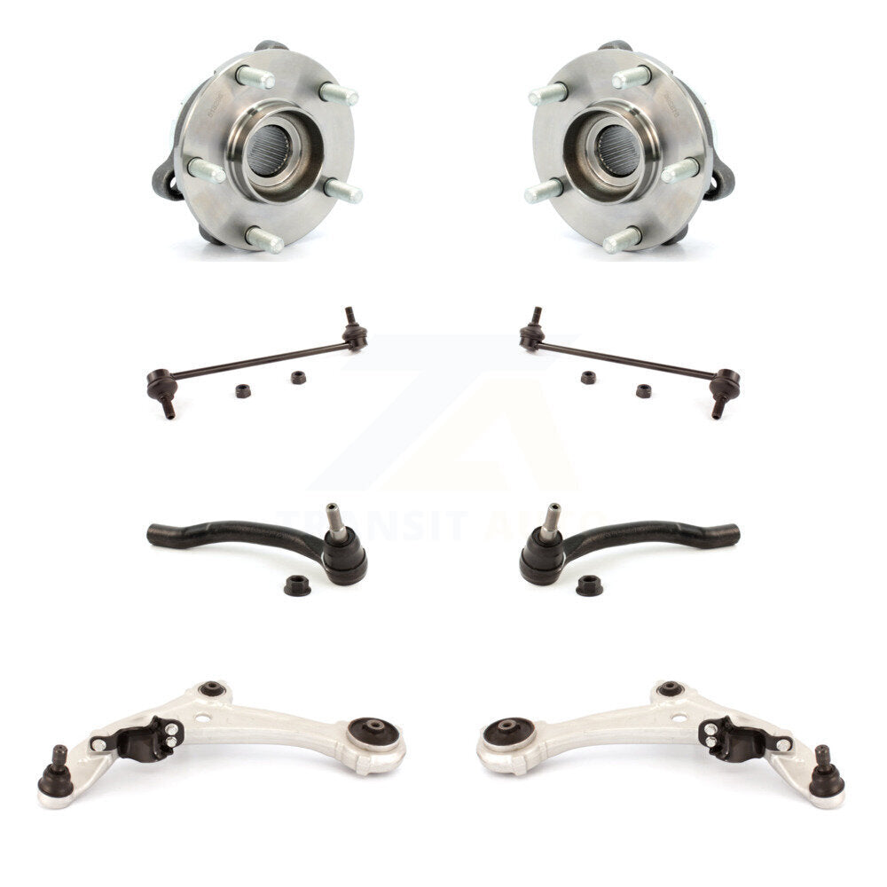 Bearing Lower Control Arm Outer Tie Rod & Link Front Kit (8Pc) For Nissan Altima