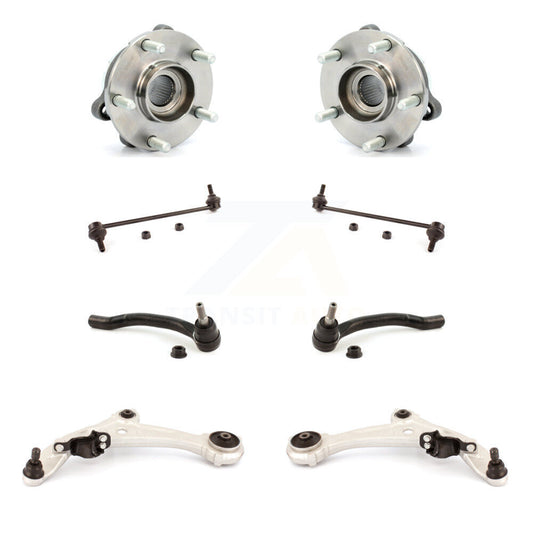 Bearing Lower Control Arm Outer Tie Rod & Link Front Kit (8Pc) For Nissan Altima