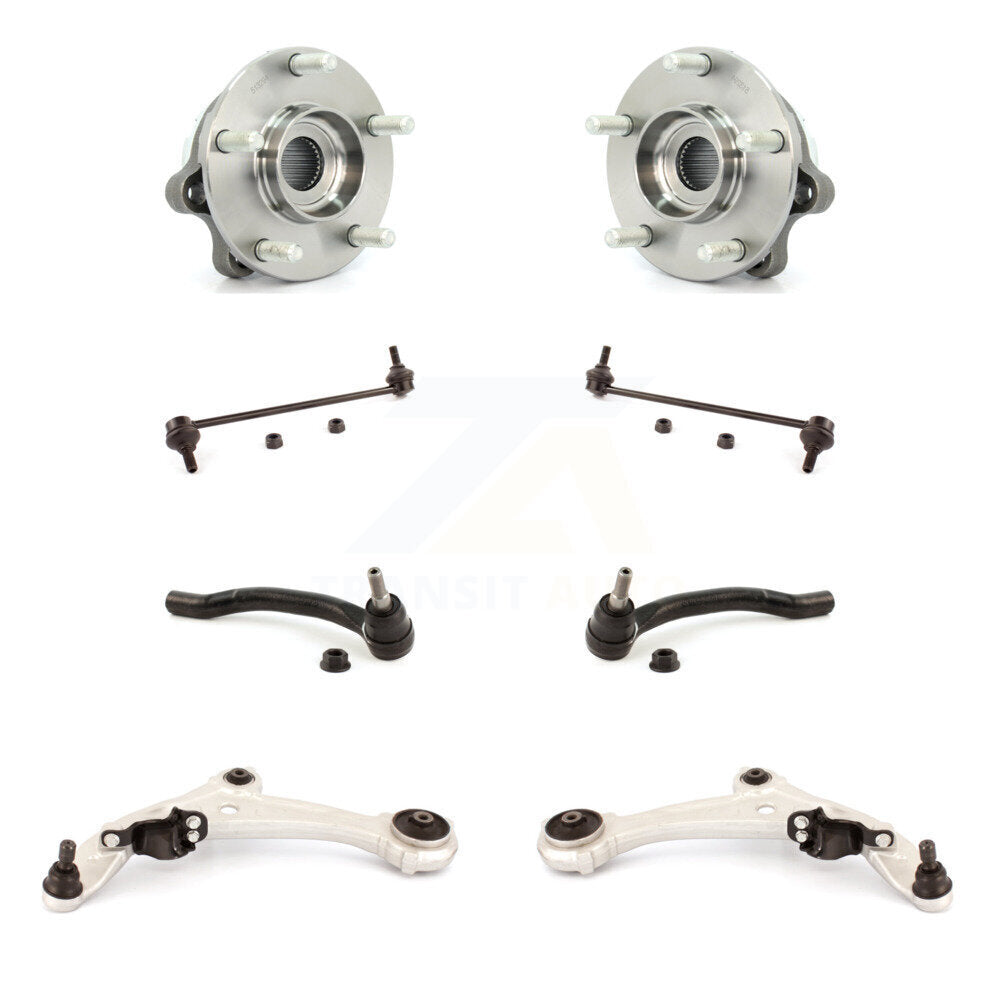 Bearing Lower Control Arm Outer Tie Rod & Link Front Kit (8Pc) For Nissan Altima