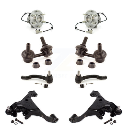 Bearing Lower Control Arm Outer Tie Rod Link Front Kit (8Pc) For Nissan Frontier