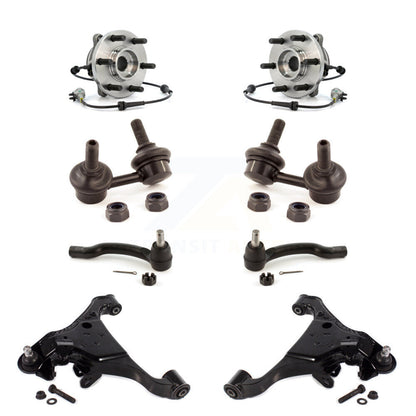 Bearing Lower Control Arm Outer Tie Rod Link Front Kit (8Pc) For Nissan Frontier