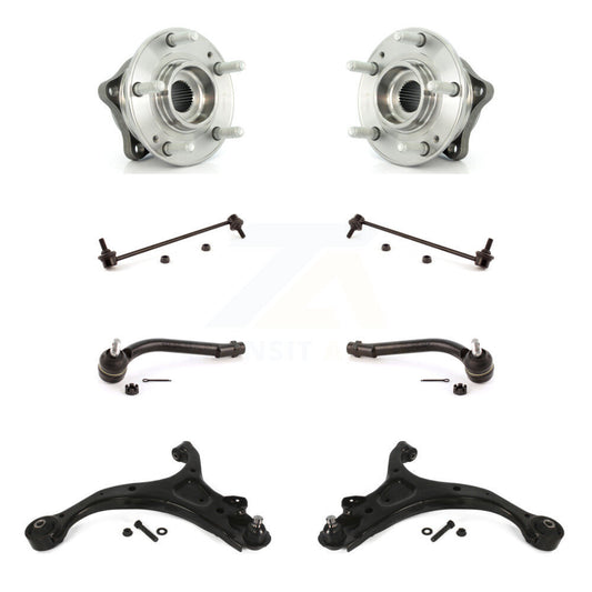Bearing Lower Control Arm Outer Tie Rod & Link Front Kit (8Pc) For Hyundai Santa