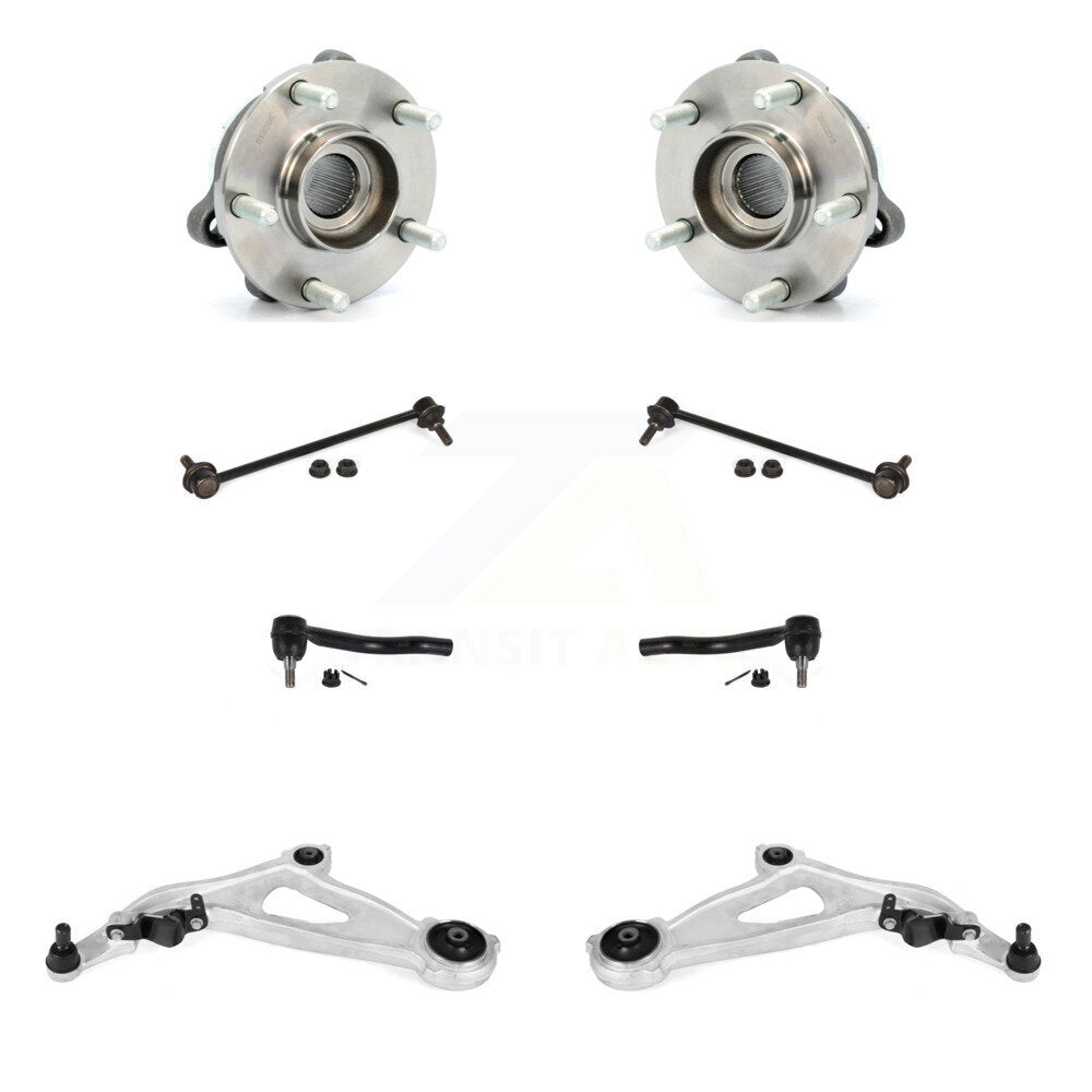 Bearing Lower Arm Outer Tie Rod Link Front Kit (8Pc) For Nissan Pathfinder QX60