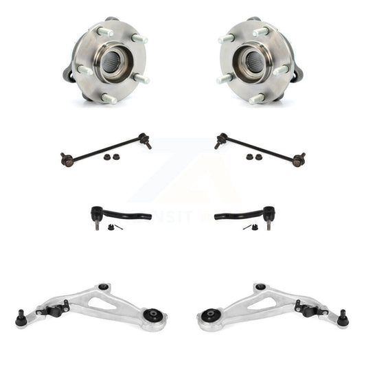 Bearing Lower Arm Outer Tie Rod Link Front Kit (8Pc) For Nissan Pathfinder QX60