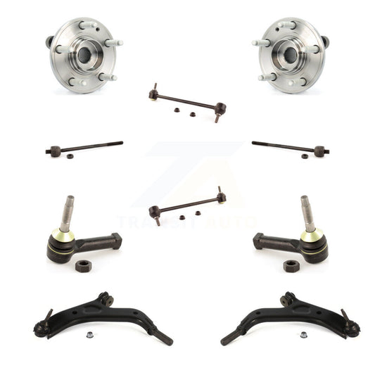 Bearing Lower Control Arm Outer Inner Tie Rod & Link Front Kit (10Pc) For Ford X