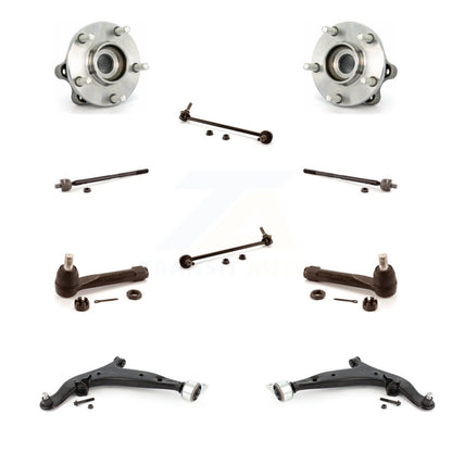 Hub Bearing Lower Arm Outer Inner Tie Rod Link Front Kit (10Pc) For Nissan Quest