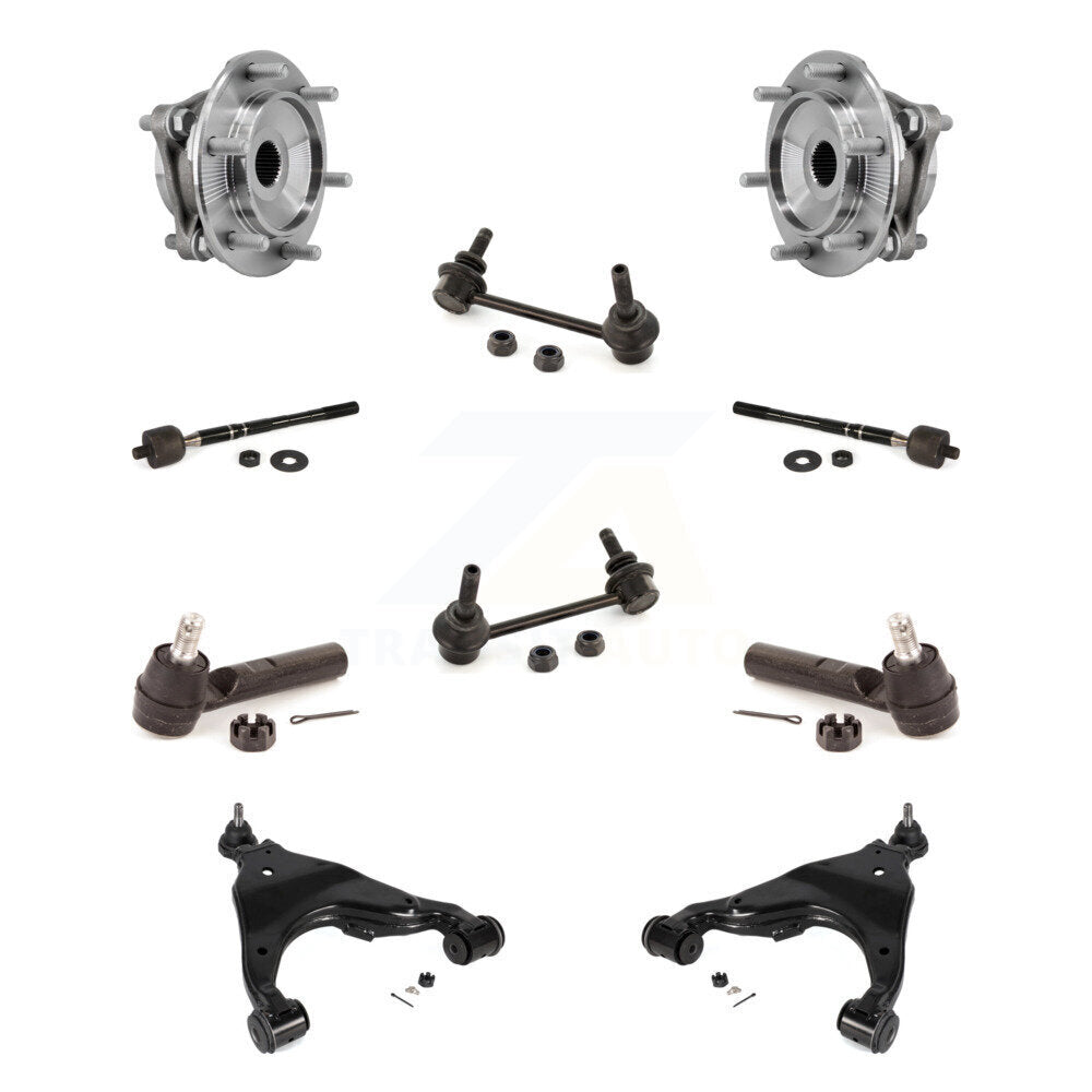 Bearing Lower Control Arm Outer Inner Tie Rod & Link Front Kit For Toyota Tacoma