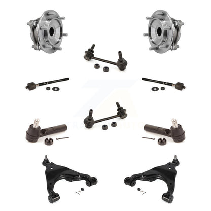 Bearing Lower Control Arm Outer Inner Tie Rod & Link Front Kit For Toyota Tacoma