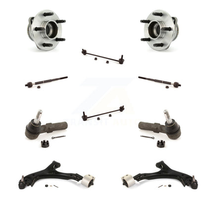 Hub Bearing Lower Control Arm Outer Inner Tie Rod Link Front Kit For Saturn Vue