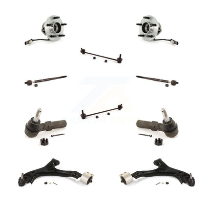 Bearing Lower Control Arm Outer Inner Tie Rod Link Front Kit (10Pc) For Equinox