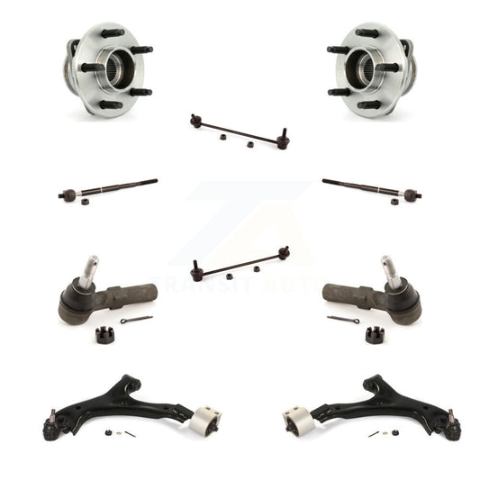 Bearing Lower Control Arm Outer Inner Tie Rod Link Front Kit (10Pc) For Pontiac