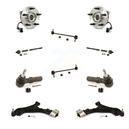 Bearing Lower Arm Outer Inner Tie Rod Link Front Kit (10Pc) For 08-10 Saturn Vue