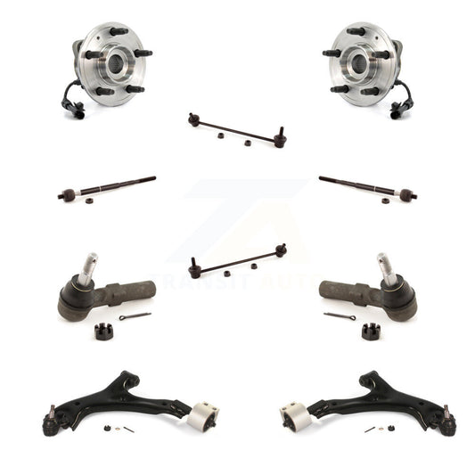 Bearing Lower Control Arm Outer Inner Tie Rod Link Front Kit (10Pc) For Equinox