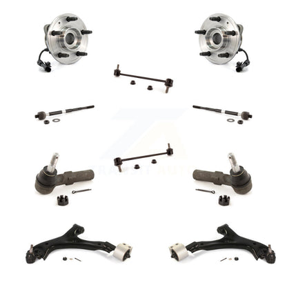 Bearing Lower Control Arm with Ball Joint Outer Inner Tie Rod Link Front Kit For