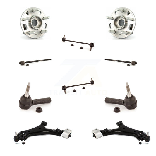 Bearing Lower Control Arm Outer Inner Tie Rod Link Front Kit (10Pc) For Equinox