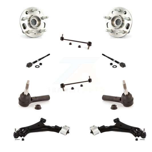 Bearing Lower Control Arm Outer Inner Tie Rod Link Front Kit (10Pc) For Equinox