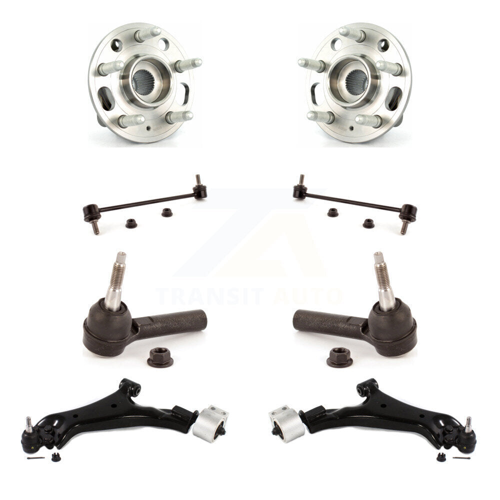 Bearing Lower Control Arm Outer Tie Rod & Link Front Kit (8Pc) For Chevrolet GMC