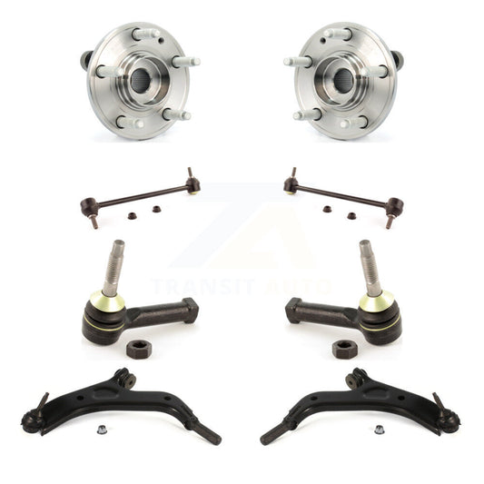 Bearing Lower Control Arm Outer Tie Rod & Link Front Kit (8Pc) For Ford Taurus X