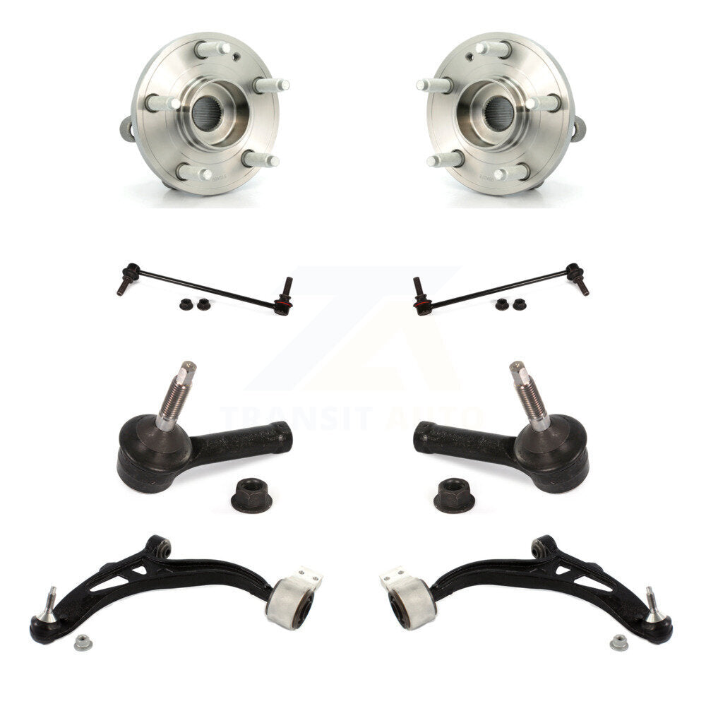 Bearing Lower Arm Outer Tie Rod & Link Front Kit (8Pc) For Ford Explorer Police