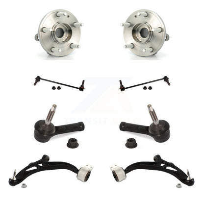 Bearing Lower Arm Outer Tie Rod & Link Front Kit (8Pc) For Ford Explorer Police