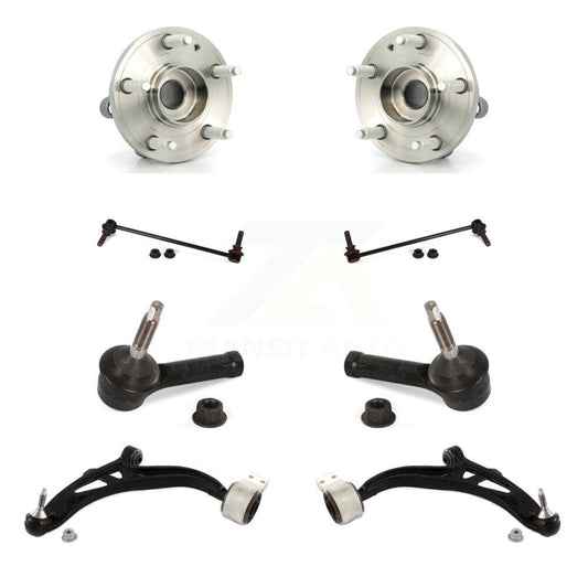 Bearing Lower Arm Outer Tie Rod & Link Front Kit (8Pc) For Ford Explorer Police