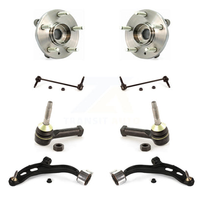 Bearing Lower Control Arm Outer Tie Rod & Link Front Kit (8Pc) For Ford Flex MKT