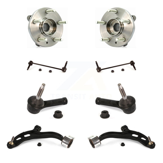 Bearing Lower Control Arm Outer Tie Rod & Link Front Kit (8Pc) For Ford Flex MKT