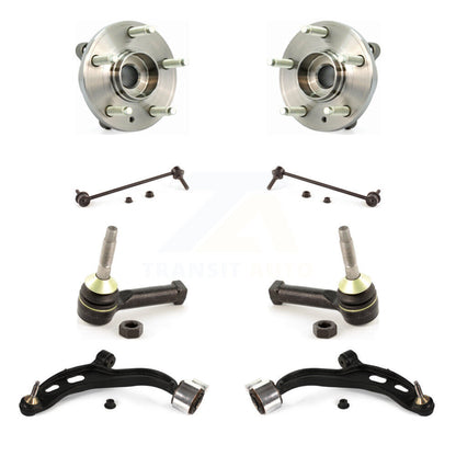 Bearing Lower Control Arm Outer Tie Rod Link Front Kit (8Pc) For 09 Lincoln MKS