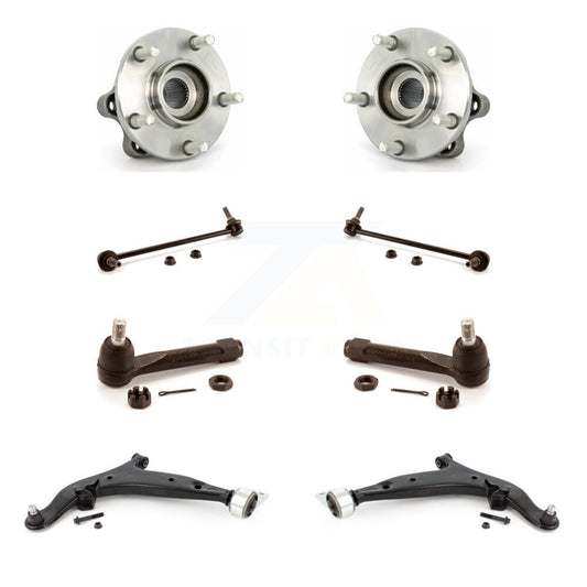Bearing Lower Arm Outer Tie Rod Link Front Kit (8Pc) For 2004-2009 Nissan Quest
