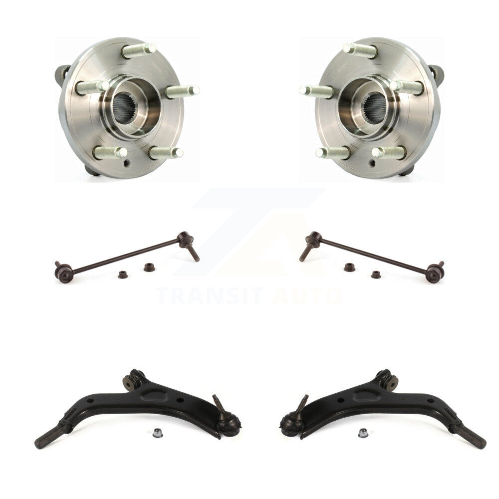 Bearing Lower Control Arm w/ Ball Joint Link Front Kit (6Pc) For 2009 Ford Flex
