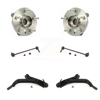 Bearing Lower Control Arm w/ Ball Joint Link Front Kit (6Pc) For 2009 Ford Flex
