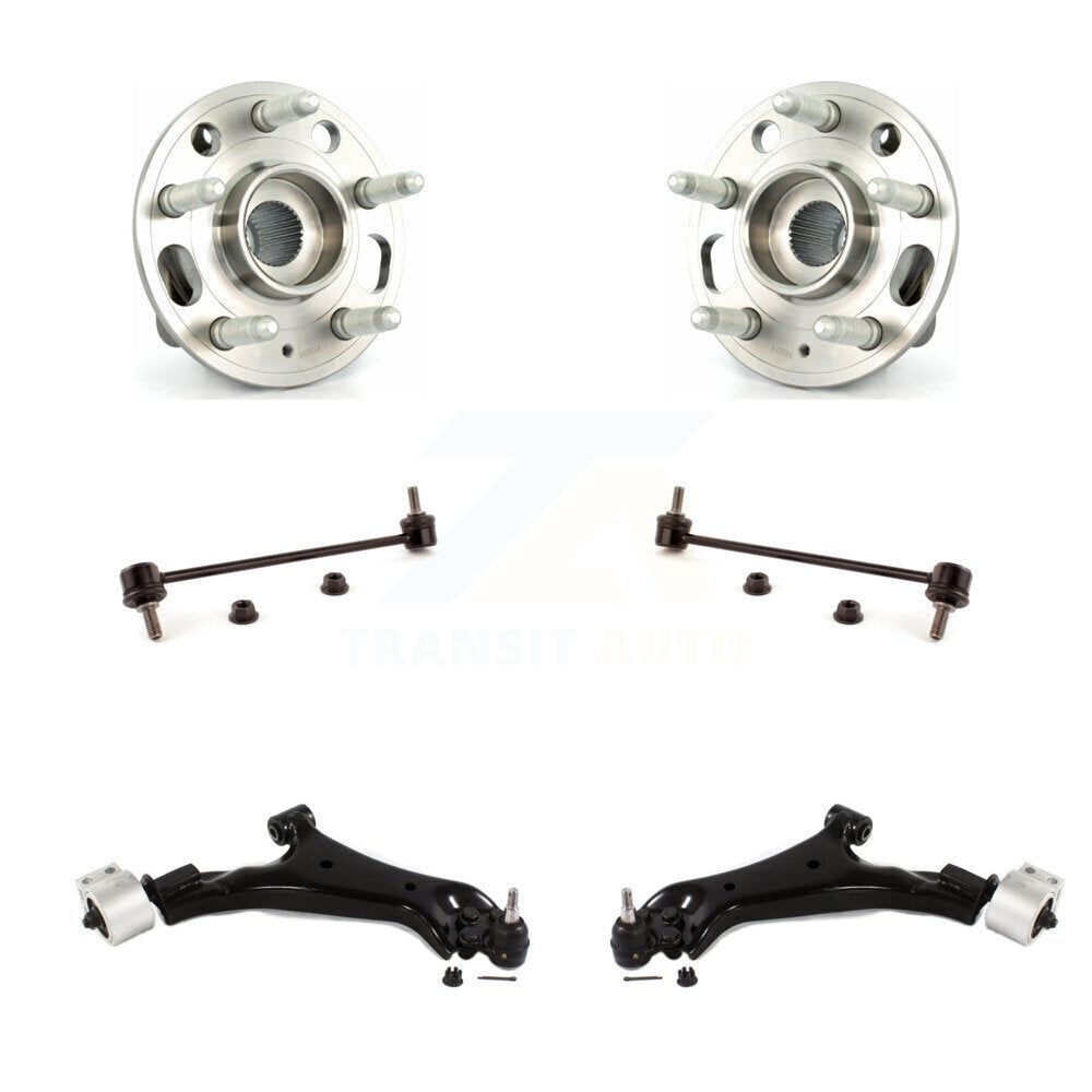Bearing Lower Control Arm Link Front Kit (6Pc) For Chevrolet Equinox GMC Terrain