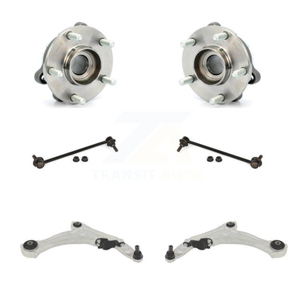 Hub Bearing Lower Control Arm & Link Front Kit (6Pc) For 2009-2014 Nissan Maxima