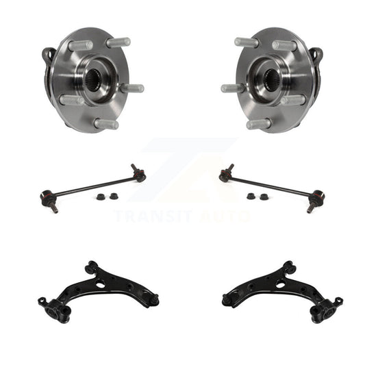 Bearing Lower Control Arm with Ball Joint Link Front Kit (6Pc) For Mazda 3 Sport
