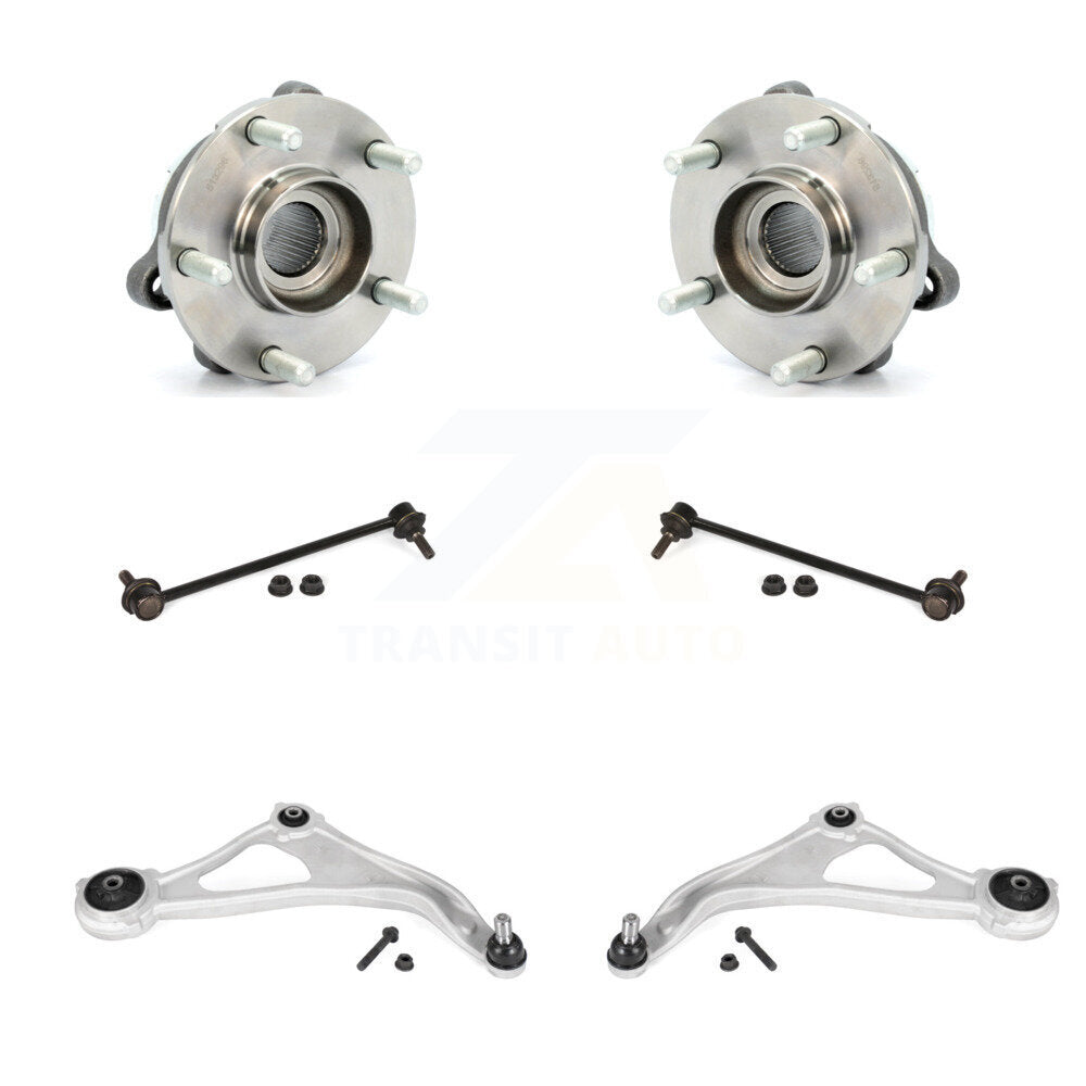 Bearing Lower Control Arm with BJ Link Front Kit (6Pc) For Nissan Altima Maxima
