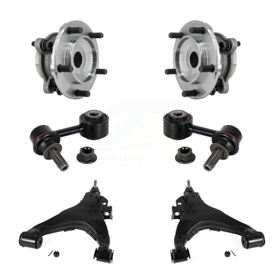 Hub Bearing Lower Control Arm Link Front Kit (6Pc) For Toyota Tundra Sequoia 4WD